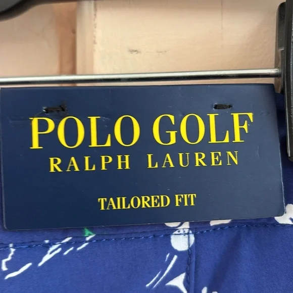 POLO golf shorts nwt 36. Martini Palm tree golf cart tennis racket. Pickle ball